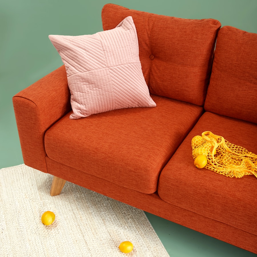 Modern wood furniture detail